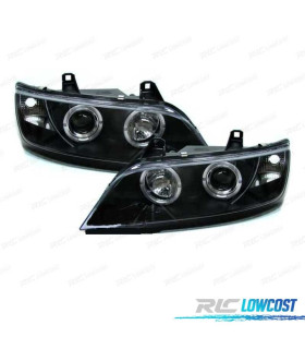 FARI PER BMW Z3 96-02 ANGEL EYES FONDO NERO