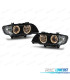 FARI XENON PER BMW X5 E53 99-03 ANGEL EYES FONDO NERO