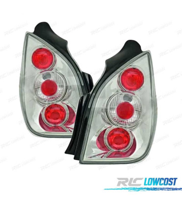 FANALI CITROEN C2 03-10 FONDO CROMATO