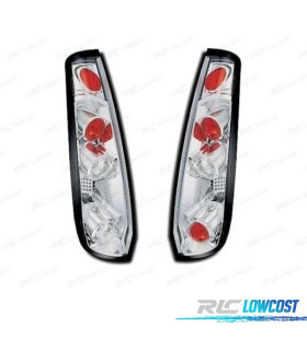 FANALI FORD FIESTA 02-05 FONDO CROMATO