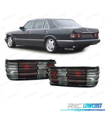 FANALI MERCEDES CLASSE S W126 80-91 CRISTALLO CROMATO OPACO