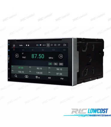 RADIO GPS ANDROID 9 NAVIGATORE 6.95" OCTA-CORE MULTIMEDIA DVD 2DIN