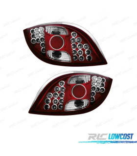 FANALI FORD KA 96-08 LED FONDO ROSSO
