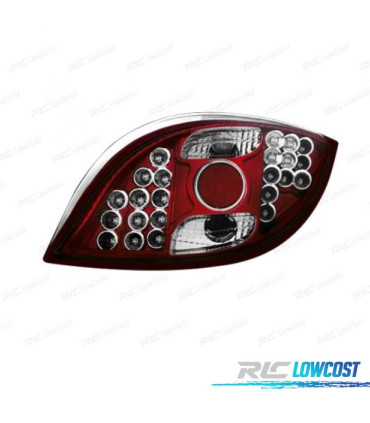 FANALI FORD KA 96-08 LED FONDO ROSSO