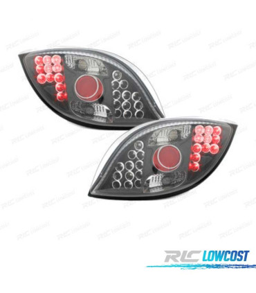 FANALI FORD KA 96-08 LED FONDO ROSSO