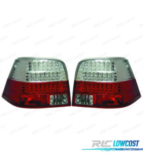 FANALI VOLKSWAGEN VW GOLF 4 97-03 LED ROSSO CROMATO