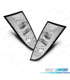 FANALI FORD FOCUS MK1 98-04 LED SFONDO CROMATO