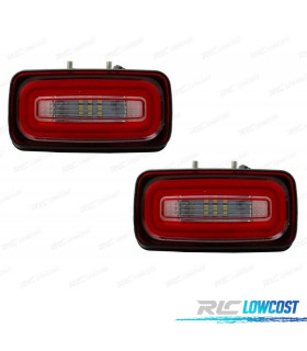 FANALI MERCEDES CLASSE G W463 LED ROSSO CROMATO