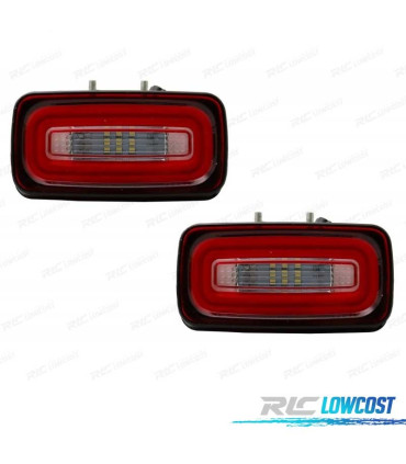 FANALI MERCEDES CLASSE G W463 LED ROSSO CROMATO