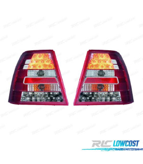 FANALI A LED VOLKSWAGEN VW BORA 98-05 FONDO ROSSO