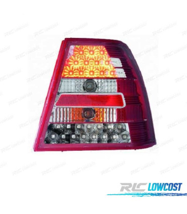 FANALI A LED VOLKSWAGEN VW BORA 98-05 FONDO ROSSO