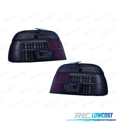 FANALI A LED BMW SERIE 5 E39 95-00 FONDO CROMATO AFFUMICATO