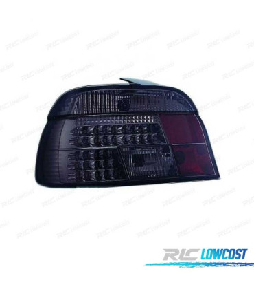 FANALI A LED BMW SERIE 5 E39 95-00 FONDO CROMATO AFFUMICATO