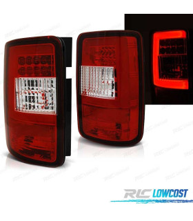 FANALI VOLKSWAGEN VW CADDY 04-15 LED ROSSO CROMATO