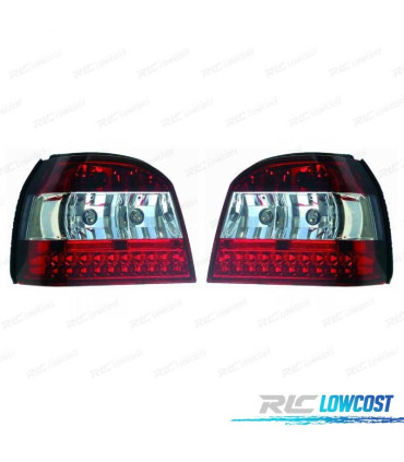 FANALI VOLKSWAGEN VW GOLF 3 91-97 LED ROSSO CROMATO