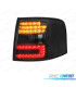 FANALI A LED AUDI A6 4B AVANT 97-04 FONDO CROMATO AFFUMICATO