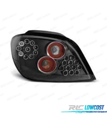 FANALI PEUGEOT 307 01-07 LED SFONDO NERO
