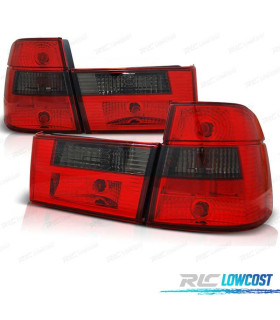 FANALI BMW E34 TOURING 88-95 ROSSO AFFUMICATO