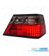 FANALI MERCEDES CLASSE E W124 85-95 LED ROSSO AFFUMICATO