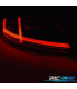 FANALI PER AUDI TT 06-14 FULL LED LIGHT BAR ROSSO FUMÉ DINAMICI