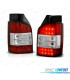FANALI PER VOLKSWAGEN VW TRANSPORTER T5 1P 03-09 LED ROSSO CROMATO