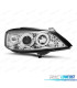 FARI PER OPEL ASTRA G 97-04 ANGEL EYES FONDO CROMATO