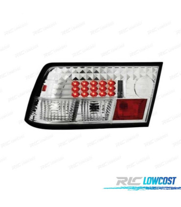 FANALI PER OPEL CALIBRA 90-97 LED FONDO CROMATO
