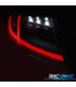 FANALI PER AUDI TT 06-14 FULL LED LIGHT BAR ROSSO FUMÉ DINAMICI