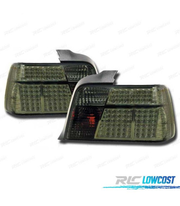 FANALI PER BMW SERIE 3 E36 90-99 LED SFONDO CROMATO FUME'
