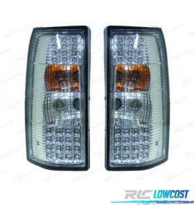 FANALI PER OPEL OMEGA B 94-99 LED FONDO CROMATO