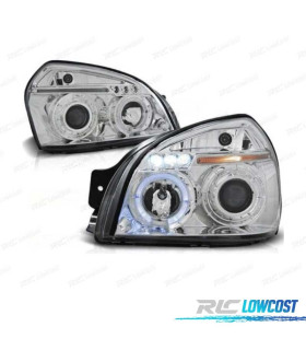 FARI PER HYUNDAI TUCSON 04-10 ANGEL EYES FONDO CROMATO