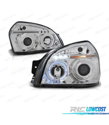 FARI PER HYUNDAI TUCSON 04-10 ANGEL EYES FONDO CROMATO
