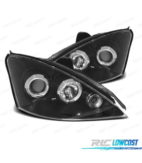 FARI FORD FOCUS 98-01 ANGEL EYES LED NERO