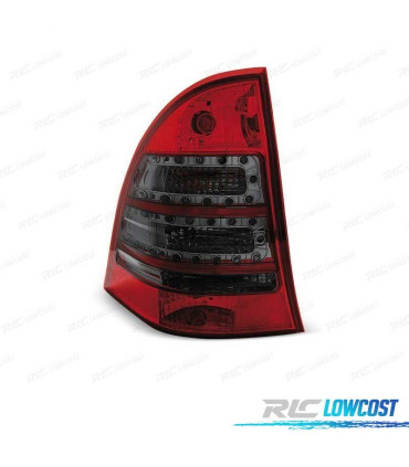 FANALI MERCEDES CLASSE C W203 00-07 LED ROSSO BIANCO