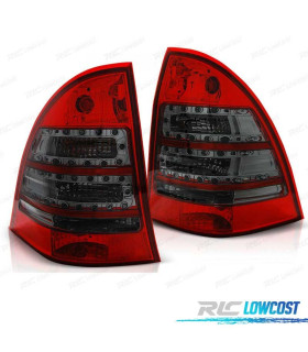 FANALI MERCEDES CLASSE C W203 00-07 LED ROSSO BIANCO