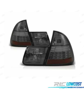 FANALI BMW E46 98-05 LED FONDO CROMATO FUMÉ