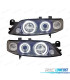 FARI OPEL VECTRA B 96-98 ANGEL EYES CCFL FONDO NERO