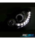 FARI RENAULT TWINGO 07-11 LUCE DIURNA A LED FONDO NERO