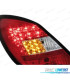 FANALI OPEL CORSA D 06-14 LED ROSSO CROMATO