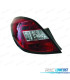FANALI OPEL CORSA D 06-14 LED ROSSO CROMATO