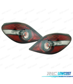 FANALI PEUGEOT 207 CC 06-12 LED ROSSO CROMATO