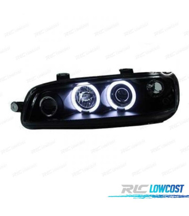 FARI FIAT PUNTO 99-03 ANGEL EYES CCFL FONDO NERO