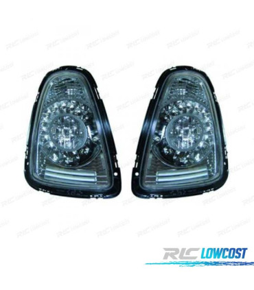 FANALI MINI COOPER 06-10 LED FONDO CROMATO