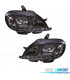 FARI CITROEN SAXO 99-04 LUCE DIURNA A LED FONDO NERO