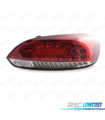 FANALI VOLKSWAGEN VW SCIROCCO 08-14 LED ROSSO CROMATO