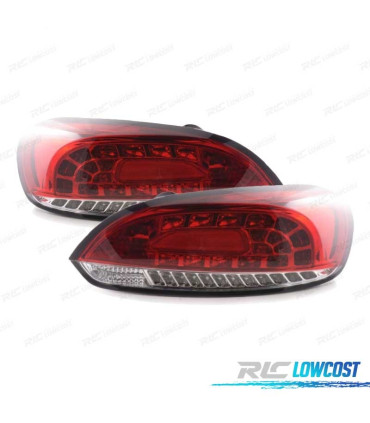 FANALI VOLKSWAGEN VW SCIROCCO 08-14 LED ROSSO CROMATO