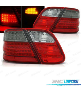 FANALI MERCEDES CLK W208 97-02 LED ROSSO AFFUMICATO