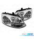 FARI VOLKSWAGEN VW POLO 6R 10-14 LUCE DIURNA FONDO CROMATO