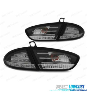 FANALI SEAT LEON 09-12 LED TIPO CELIS FONDO NERO