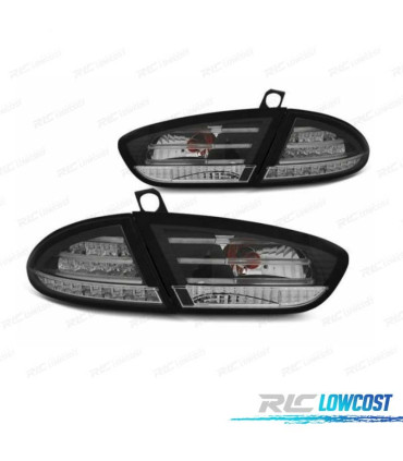 FANALI SEAT LEON 09-12 LED SFONDO NERO